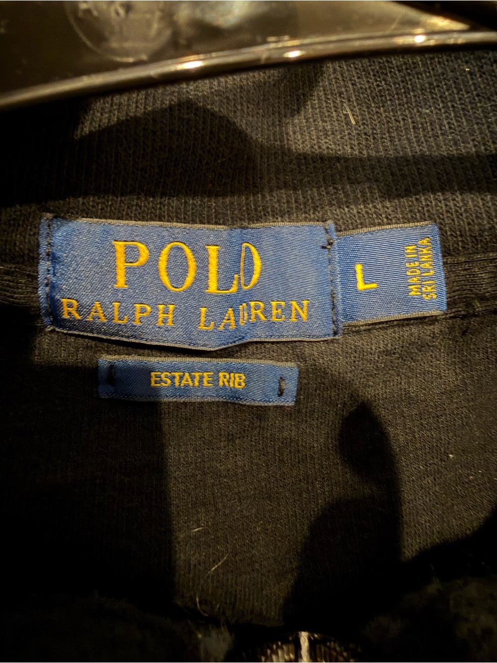 Polo by Ralph Lauren Men's black Full-Zip Sweater size large - Picture 7 of 8